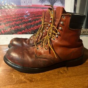 Red Wing 4473 Steel Toe Boots ANSI Z41 PT91 8" Men's Sz 13 B VTG
